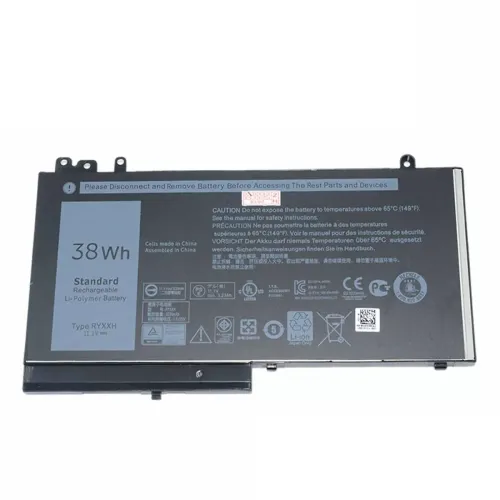 Laptop Battery for Dell Latitude 12 5000 E5250 Series Internal 11.1V 38Wh Battery RYXXH