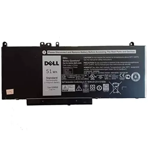 Dell Battery for Latitude E5250 E5450 E5550 Internal 7.4V 4 Cell 51Wh 51WHR