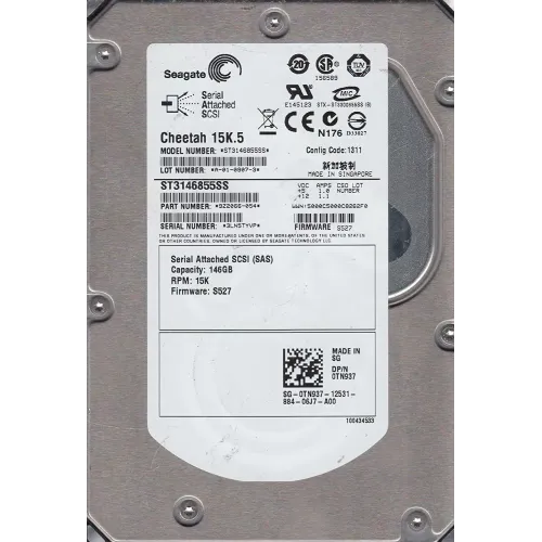 Seagate 146GB 15K RPM 3.5inch Internal Hard Drive ST3146855SS