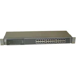 LevelOne FSW-2410TX 24 port 100MBit Fast Ethernet Switch 19inch Rack