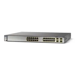 Cisco WS-C3750G-24TS-S Catalyst 3750G 24x GE 4x 1G SFP IP Base Managed Stackable 24 ports L3 Switch