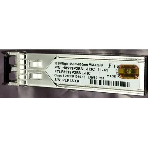 Finisar HP FTLF8519P2BNL-HC 1.25Gb/s Multi-Mode Fibre 850nm 550m LC Connector SFP Transceiver Module