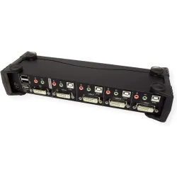 ATEN 4 PORT USB DVI/ Audio KVMP SWITCH CS1764A