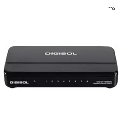 Digisol DG-GS1008DG-IS 8 Port 10/100/1000 Mbps Gigabit Ethernet Unmanaged Switch