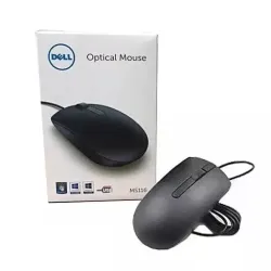 Original Dell MS116 USB Wired Optical Mouse