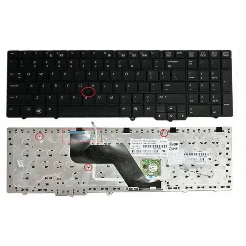 Replacement Keyboard for HP EliteBook 8540p/8540w Series Laptops