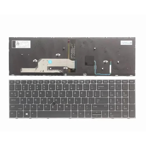 HP ZBook Mobile Workstation Laptop Backlit Keyboard for 15-G5, 15-G6, 17-G5, and 17-G6 Models