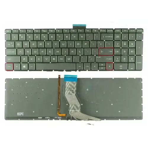 Backlit Keyboard Replacement for HP Pavilion 15-AU/AW/BK/AB/AK/AS/BC & Omen 17-W Series Laptops