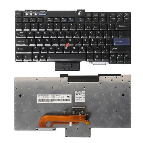 Lenovo Thinkpad Laptop Keyboard Replacement for T60, T61, R60, R61, Z60, Z61, R400, R500, T400 Models