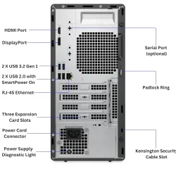 Dell OptiPlex 7010 Mini Tower (MT)-Intel Core i5 12th Gen | 8 GB DDR4 | 512 GB HDD+256 GB SSD | Dos | 3 Years Dell Onsite Warranty | Wi-Fi Inbuilt | Monitor